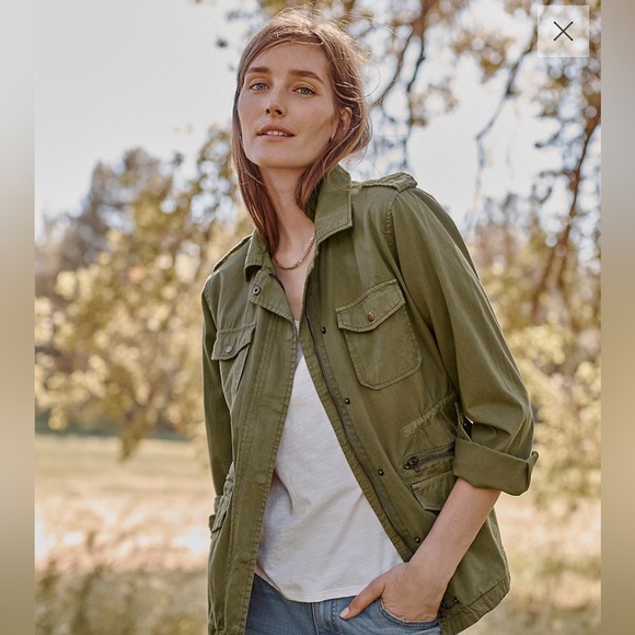 Velvet by Graham & Spencer Jackets & Blazers - Velvet by Graham & Spencer Green Cargo Jacket (S) - $30